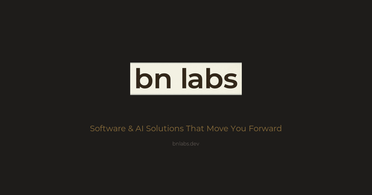 bn labs — Software & AI Solutions